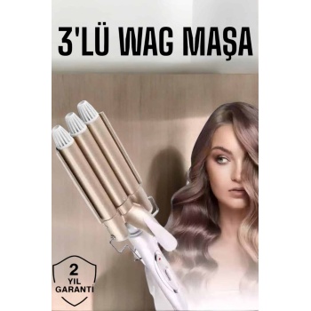 KESGİN MARKET ® Wag Maşa Negatif İyon Teknolojili Isı Ayarlı Saç Maşası