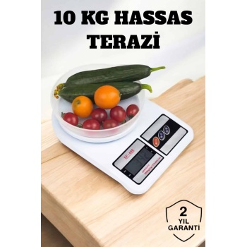 KESGİN MARKET ® Kompakt Tasarım ve Tek Tuşla Sıfırlama Özelliğiyle Kullanımı Kolay Mutfak Tartısı