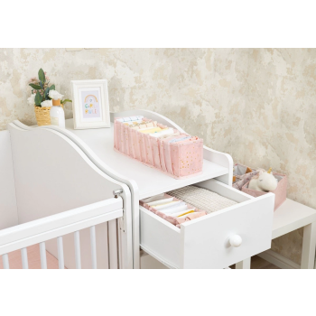 KESGİN MARKET® Baby Akordiyon Organizer Çekmece Düzenleyici Small (pembe) -04102