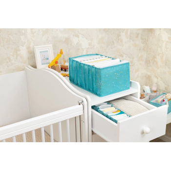 KESGİN MARKET® Baby Akordiyon Organizer Çekmece Düzenleyici Large (yeşil) - 04089
