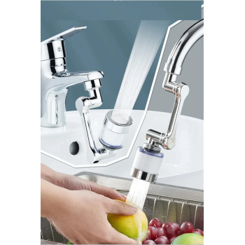 KESGİN MARKET® 1080 ° Derece Dönebilen Filtreli Lavabo Musluk Başlığı
