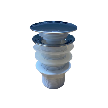 KESGİN MARKET® Pop Up Krom Kaplama Bas Aç Lavabo Sifonu Gideri Ekstra Contalı