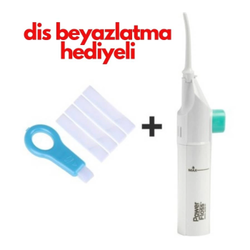 KESGİN MARKET® Power Floss Mekanik Diş Ve Ağız Temizleme Aleti Ve Diş Beyazlatma Seti