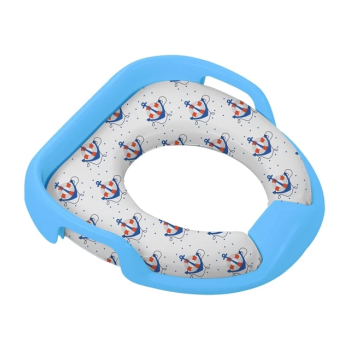 KESGİN MARKET® Softy Jumbo Kids Çocuk-bebek Yanlardan Tutmalı Yumuşak Süngerli Klozet Kapağı Adaptörü