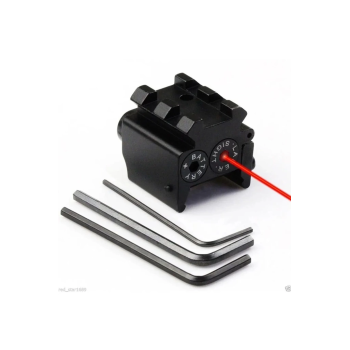 KESGİN MARKET® Avcılık, Tabanca İçin 20mm Ray, Kırmızı Noktalı Lazer L2030