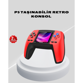 KESGİN MARKET® Retro Oyun Konsolu – 520 Klasik Oyunlu Taşınabilir Gamepad