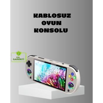 KESGİN MARKET® HD Çıkış Destekli Taşınabilir Oyun Konsolu – 5 İnç IPS Ekran, RGB Işıklı