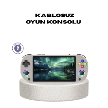 KESGİN MARKET® Taşınabilir Retro Oyun Konsolu – 5 İnç IPS Ekranlı, 3000 mAh Şarjlı, HD Destekli