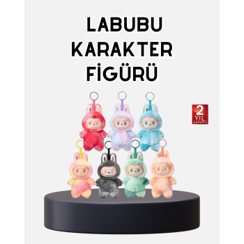 KESGİN MARKET® Labubu Koleksiyonluk Peluş Oyuncak – Yumuşak Kumaşlı, Dekoratif Tasarım, Hediyelik