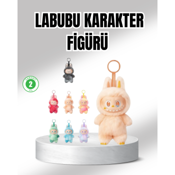 KESGİN MARKET® Labubu Peluş Oyuncak – Koleksiyonluk Yumuşak Dekoratif Figür 20 cm