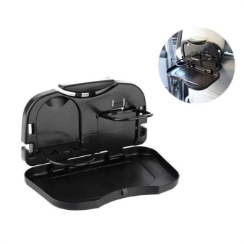 KESGİN MARKET® Araç Katlanır Tepsi Koltuk Arkası Katlanır Seyahat İçin Siyah Renk