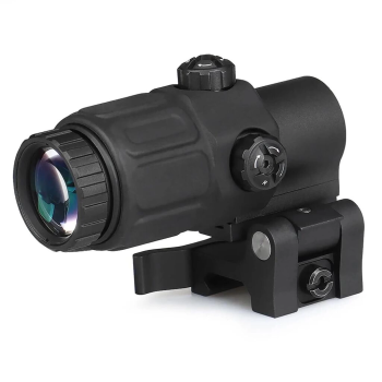 KESGİN MARKET® Magnifier 5x Yakınlaştırmalı Dürbün - 22mm Ray Uyumlu, Katlanır Yaylı Ayaklı