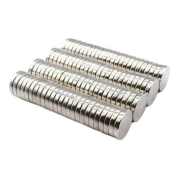 KESGİN MARKET® 50 Adet 10x2mm Yuvarlak Neodyum Mıknatıs Güçlü Magnet Nikel Kaplamalı