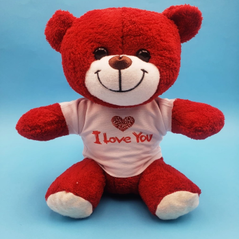 KESGİN MARKET® Kırmızı I Love You Ayıcık