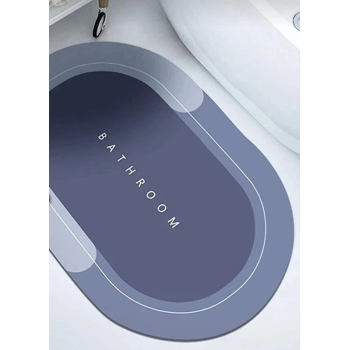 KESGİN MARKET® Süper Su Emici Kaymaz Tabanlı Banyo Paspası ( 40x60 )cm
