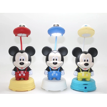 KESGİN MARKET® Mickey Mouse Masa Üstü Lamba Şarjlı Usb Alk2714