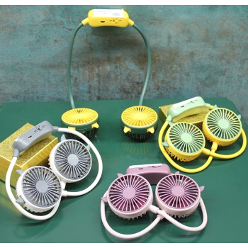 KESGİN MARKET® Kuromi Şarjlı Boyun Fanı Vantilatör 2 Kademeli Alk2687