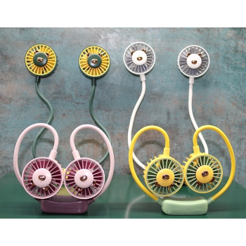 KESGİN MARKET® Kuromi Şarjlı Boyun Fanı Vantilatör 2 Kademeli Alk2690