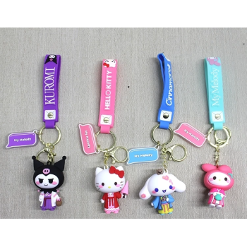 KESGİN MARKET® Silikon Kuromi Ve Hello Kitty Anahtarlık Alk4249