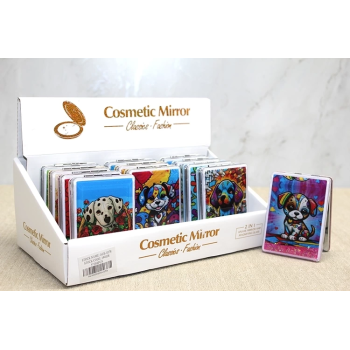 KESGİN MARKET® Hareketli Sulu Detaylı Köpek Figürlü El Aynası Alk4578