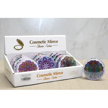 KESGİN MARKET® Mandala Desenli Hareketli Sulu El Aynası Alk4582