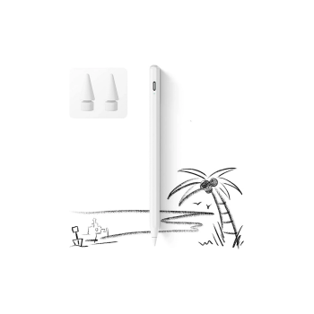 KESGİN MARKET® İpad 2018-2022 İçin Düğmeli Stylus Kalem, Avuç İçi Reddetme Aktif Kalem Apple Uyumlu