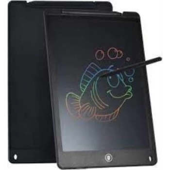 KESGİN MARKET® T12 Siyah Writing Tablet Lcd 12 Inç Dijital Kalemli Çizim Yazı Tahtası