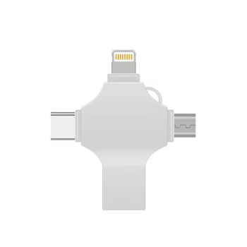 KESGİN MARKET® Otg 4in1 Cep Telefonu Çok Fonksiyonlu Usb Flash Bellek 128 Gb Type-c, Micro Sd Ve Kart Okuyucu
