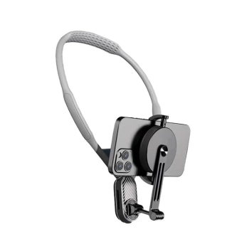 KESGİN MARKET® 360 Derece Ayarlanabilir Boyun Askılı Manyetik Telefon Tutucu