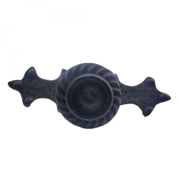 KESGİN MARKET® Antika Tarz Dekoratif Pirinç Çizgili Düğme - 35x100 Mm, Büyük, Oksit