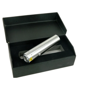 KESGİN MARKET® F Bk30 Paslanmaz Metal El Feneri - Pilli, Kutulu, Sellektörlü