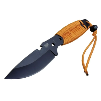 KESGİN MARKET® Gear Assault 0238trn Kamp Bıçağı 22,5 Cm - Turuncu, Metal İpli Sap