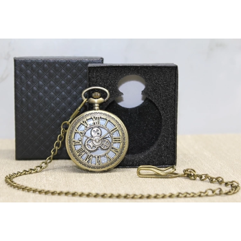 KESGİN MARKET® Özel Kutulu Antik Köstekli Saat Alk4666