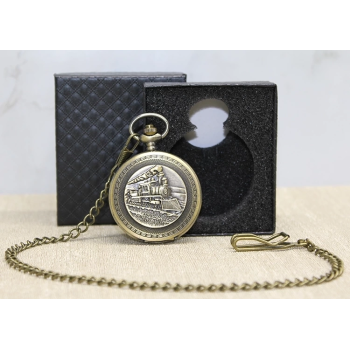 KESGİN MARKET® Özel Kutulu Tren Temalı Köstekli Saat Alk4670