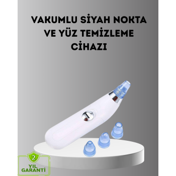 KESGİN MARKET® Siyah Nokta ve Gözenek Temizleyici Vakumlu Cihaz – Masajlı Derin Temizlik Teknolojisi