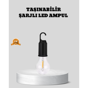 KESGİN MARKET® Type-C Şarjlı LED Kamp Lambası – Uzun Ömürlü Pil ve Yüksek Parlaklık