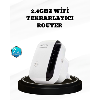 KESGİN MARKET® Kablosuz İnternet Genişletici 2.4GHz WiFi Repeater Kolay Kurulumlu