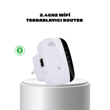 KESGİN MARKET® WiFi Sinyal Güçlendirici 2.4G Repeater Yüksek Çekim Kapasiteli