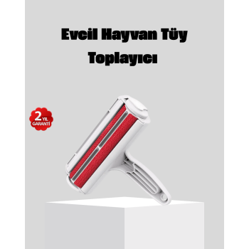 KESGİN MARKET® Kedi Köpek Tüy Toplama Hazneli Tüy Temizleme Cihazı Çok Kullanımlı