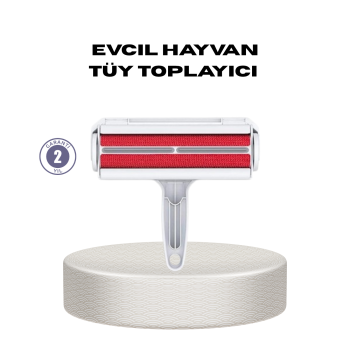 KESGİN MARKET® Hazneli Tüy Temizleyici Çok Yüzeyli Tüy ve Toz Toplama Aparatı