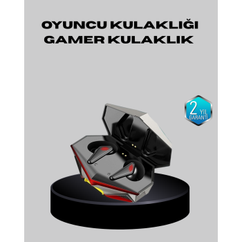 Bluetooth 5.0 Kablosuz Kulaklık LED Işıklı Silikonlu Tasarımlı