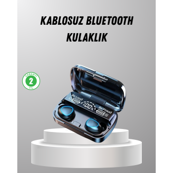 TWS Kablosuz Kulaklık Şarj Kutulu 20 Saat Kullanım Konforlu