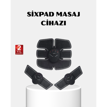 EMS Vücut Geliştirici Göbek ve Kol Pedli 6 Modlu Akıllı Kas Cihazı