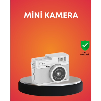 Taşınabilir Cep Boy Dijital Kamera LED Işıklı 1080P Video Çekim