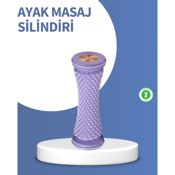 Derin Doku Ayak Masaj Silindiri Plantar Fasiit Topuk Ağrısı İçin