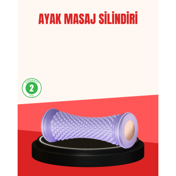 Ayak Masaj Silindiri Derin Doku Masajı Kirpi Topu Akupunktur Etkili