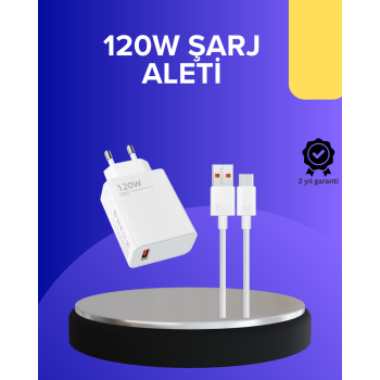 KESGİN MARKET ® 120 Watt Hızlı Şarj Adaptörü Samsung S20 S21 S22 S23 Uyumlu