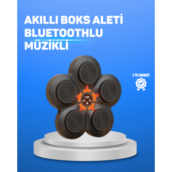 KESGİN MARKET ® Müzikli Boks Duvar Paneli Akıllı Işık Sistemli Refleks ve Kondisyon Aleti