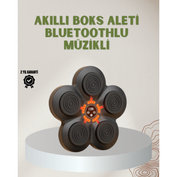 KESGİN MARKET ® Bluetoothlu Akıllı Boks Antrenman Cihazı Işıklı Hedefli Kardiyo ve Fitness Aleti