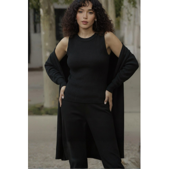 Üçlü takım siyah